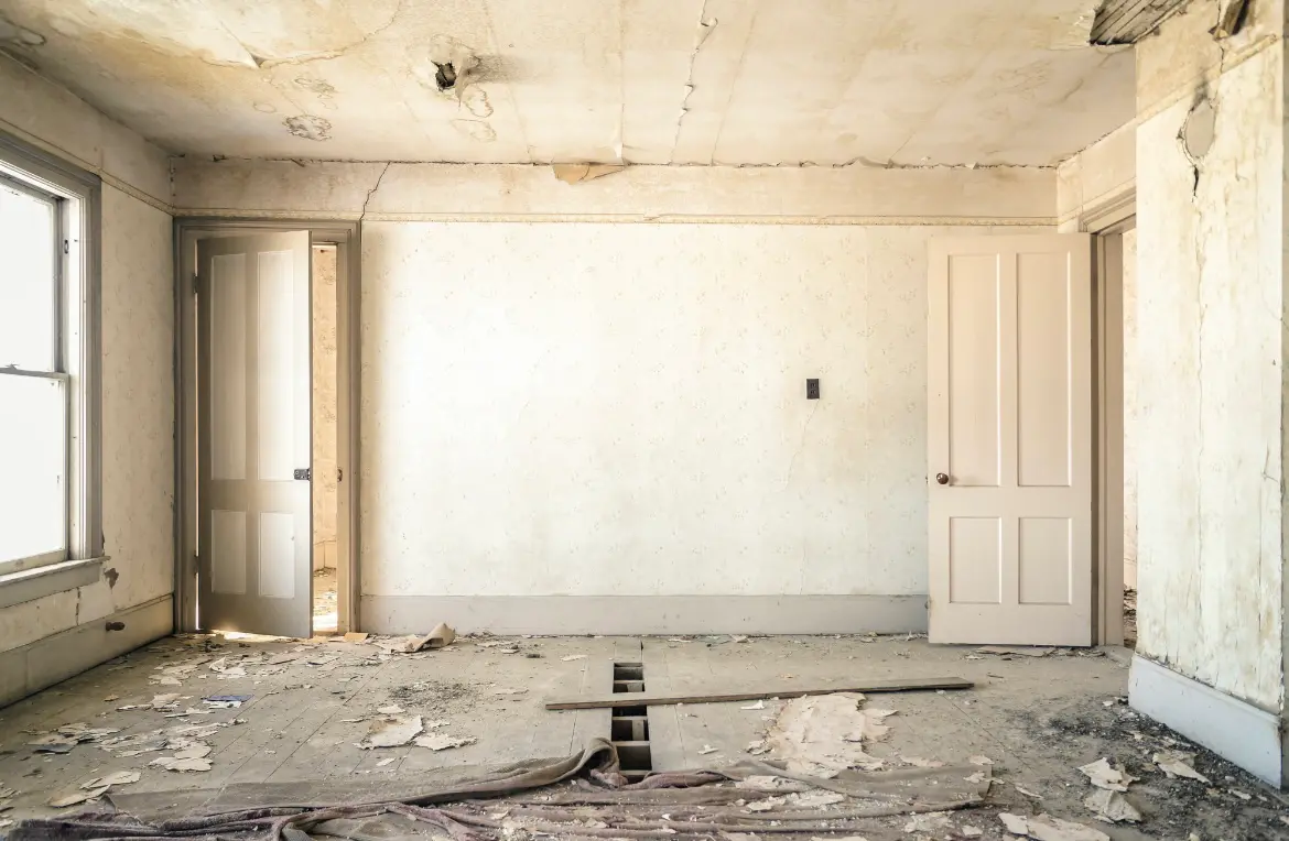 Waste disposal crew managing a cleanout project in Valley Center